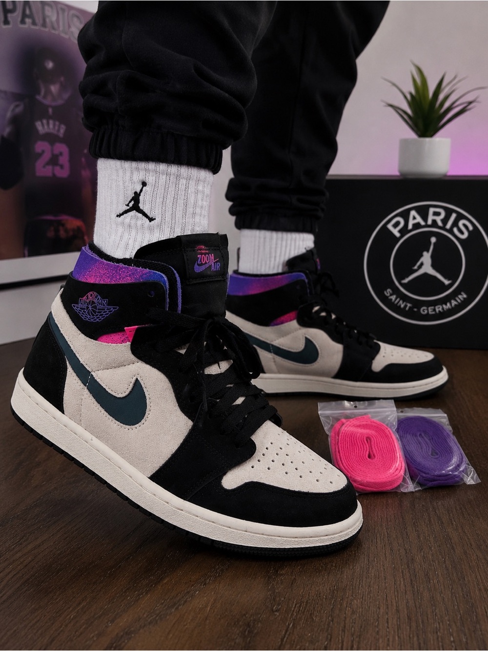 Nike Air Jordan 1 Zoom Air CMFT PSG Paris Saint-Germain Men’s